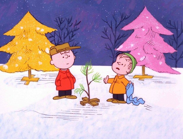 Christmas tree--Charlie Brown
