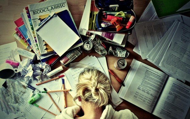 studying
