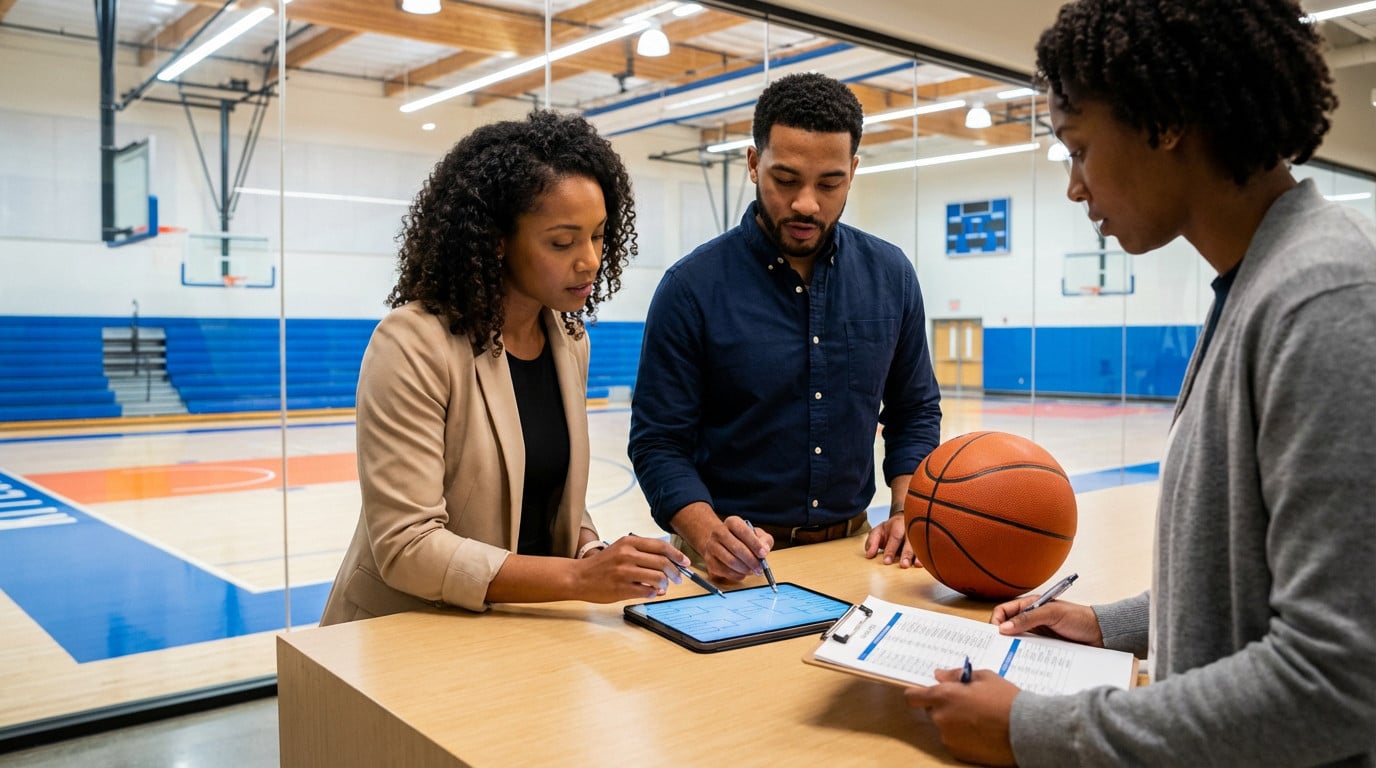 basketball tournament planning session