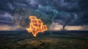 mapping tornado hotspots us states under stormy skies