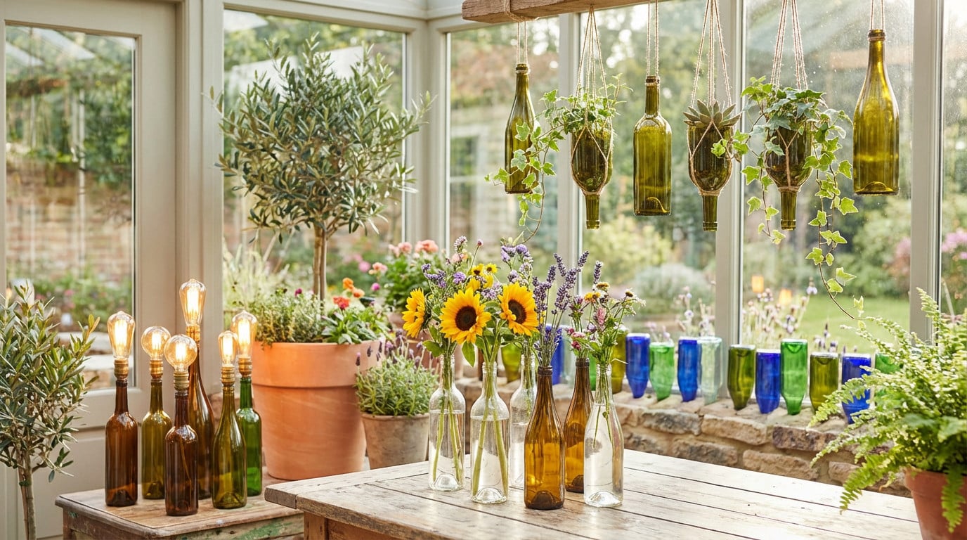 sustainable style repurposed bottle creations