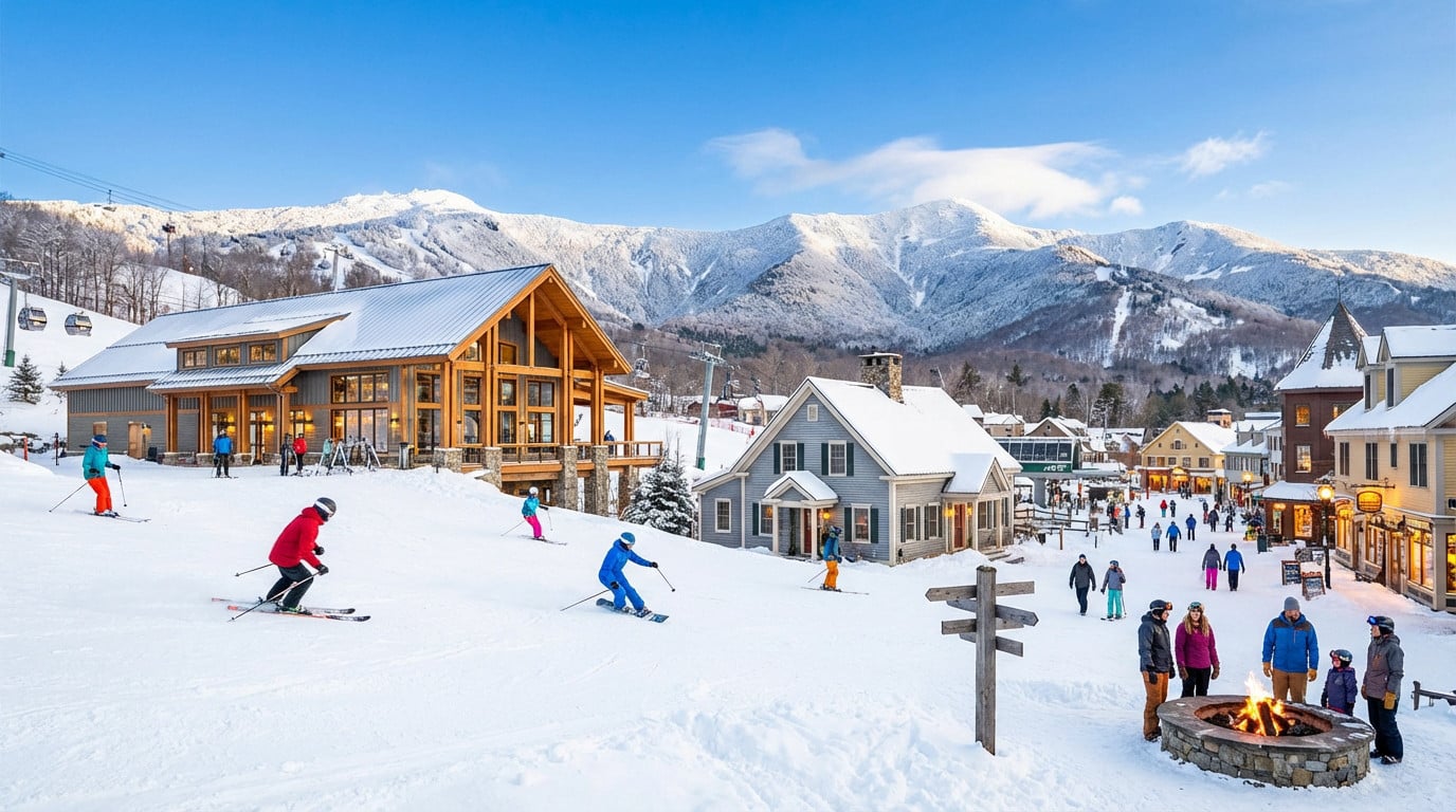 vermont ski experience slopes village and cozy charm